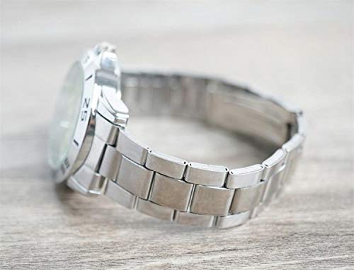 Reloj de Pulsera analógico de Cuarzo para Mujer y Hombre de Rusia 2018, de Acero Inoxidable Unisex, Color Plateado Reloj de Pulsera analógico de Cuarzo para Mujer y Hombre de Rusia 2018, de Acero Inoxidable Unisex, Color Plateado