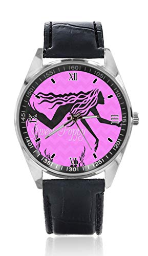 Reloj Deportivo de Silueta de Sirena para Mujer, diseño clásico y Simple, para Mujer, Sencillo y de Moda