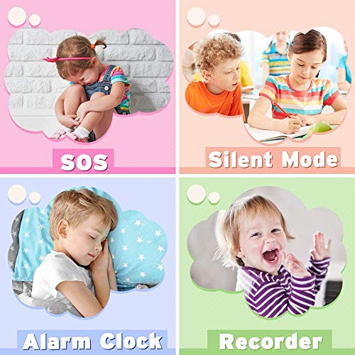 Reloj Inteligente para Niños de Pantalla Táctil con Juego de Música - Smartwatch para Niños Niña 3-12 Años (Tarjeta SD de 1GB incluida Relojes Inteligentes con Llamada SOS Cámara calculadora,Azul