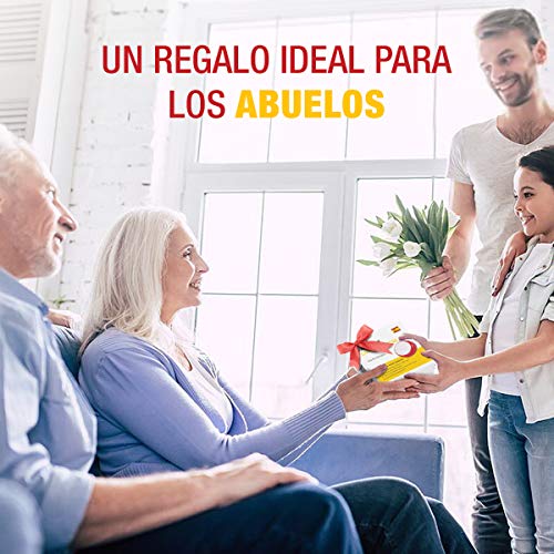 Reloj Parlante con Voz en Español - Para Personas con Discapacidad Visual, Ciegas, de Edad Avanzada, Alzheimer - Ideal como Regalo para Abuelos - Despertador con Alarma Sin Luz