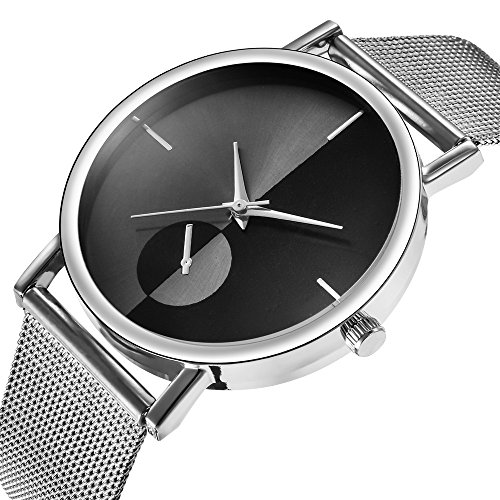 Relojes Hombre,ZODOF Reloj de Pulsera de Analógico de Cuarzo Relojs Elegante Impermeable Negocios Relojes para Unisex