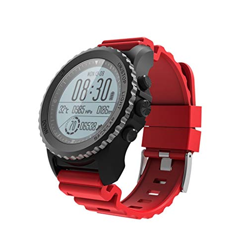 Relojes para Hombres Deportes Reloj para Hombre Natación al Aire Libre Vestido Impermeable Cuarzo Buceo Relojes de Pulsera Prueba de Ritmo cardíaco Cálculo preciso (Color : B)