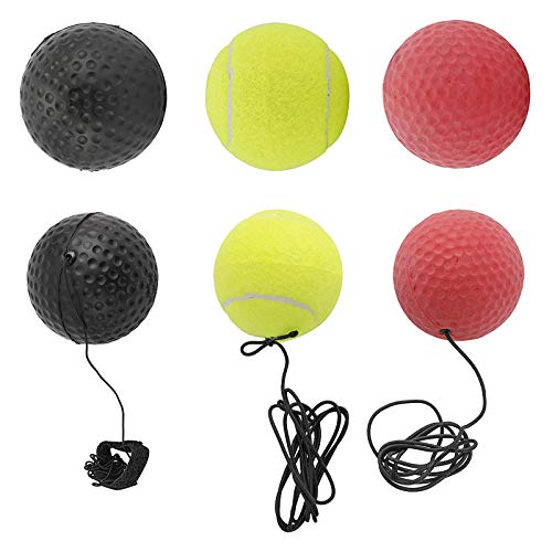 Remebe Boxing Reflex Ball, 3 Niveles Activpulse Reflex Ball con Diadema Ajustable, Entrenador de Boxeo para coordinación de Ojos y Mano, Punching Ball para reacciones