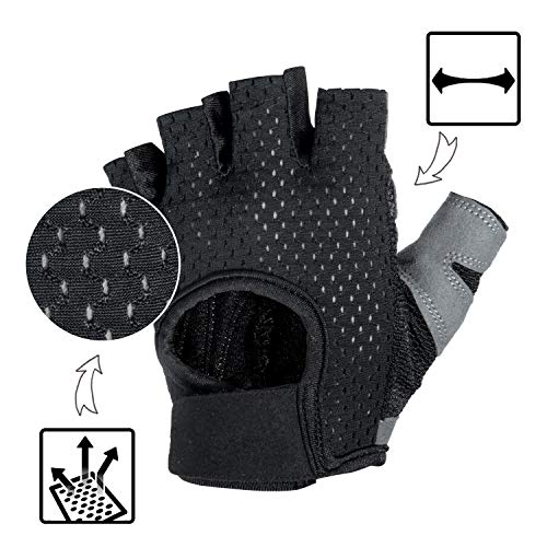 Remebe Guantes Gimnasio para Hombre y Mujer, Guantes de Fitness, Guantes de Entrenamiento, Gym Guantes Transpirable con Protección Completa de Muñeca y Palma para Levantamiento de Pesas (L) Remebe Guantes Gimnasio para Hombre y Mujer, Guantes de Fitness, Guantes de Entrenamiento, Gym Guantes Transpirable con Protección Completa de Muñeca y Palma para Levantamiento de Pesas (L)