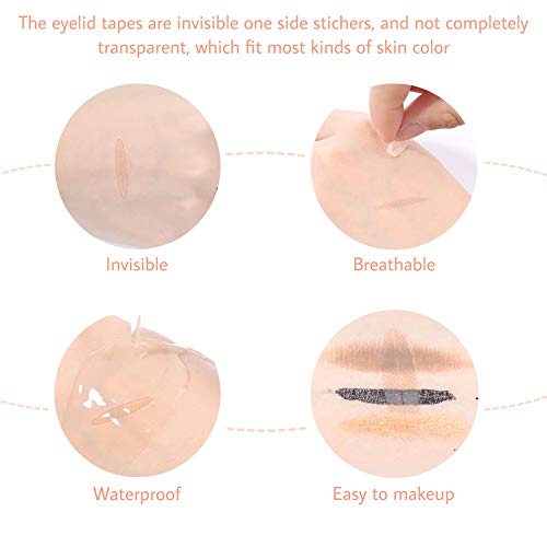 Remedio cintas para parpados caidos de doble cara de fibra ultrainvisible transpirable para parpados, perfecto para parpados simples, caidos o irregulares, 270 pares Remedio cintas para parpados caidos de doble cara de fibra ultrainvisible transpirable para parpados, perfecto para parpados simples, caidos o irregulares, 270 pares