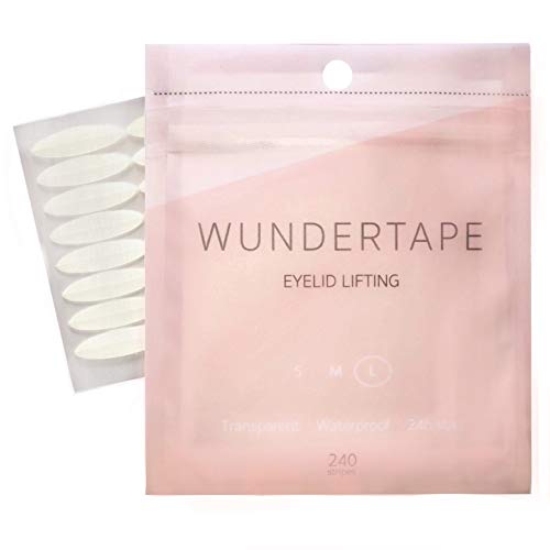 remedio cintas para párpados ojos caídos WUNDERTAPE"L" (144 unidades) - cinta correctora invisible para párpado caído sin cirugía. eyelid tape remedio cintas para párpados ojos caídos WUNDERTAPE"L" (144 unidades) - cinta correctora invisible para párpado caído sin cirugía. eyelid tape