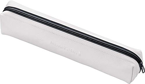 Remington S9500 Pearl - Plancha de Pelo, Cerámica Avanzada con Perla, Digital, con bolsa incluida, color Blanco y Negro