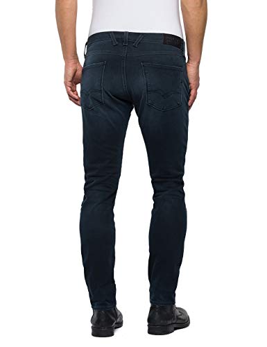 REPLAY Anbass Vaqueros Slim, Azul (Dark Blue 7), 30W / 32L para Hombre REPLAY Anbass Vaqueros Slim, Azul (Dark Blue 7), 30W / 32L para Hombre