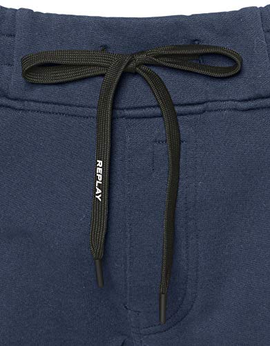 REPLAY M9715 .000.22906 Pantalones de Deporte, Azul (Blue 085), 54 (Talla del Fabricante: Large) para Hombre