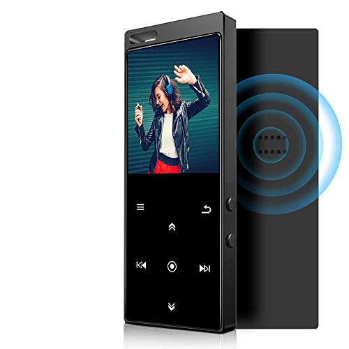 Reproductor MP3 IHOUMI de 32GB, Bluetooth 4.2, con Radio FM, Grabación, Pantalla de 1,8", Sonido HiFi, admite Tarjetas de hasta 128GB Reproductor MP3 IHOUMI de 32GB, Bluetooth 4.2, con Radio FM, Grabación, Pantalla de 1,8", Sonido HiFi, admite Tarjetas de hasta 128GB