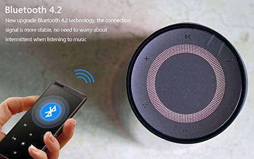 Reproductor MP3 IHOUMI de 32GB, Bluetooth 4.2, con Radio FM, Grabación, Pantalla de 1,8", Sonido HiFi, admite Tarjetas de hasta 128GB Reproductor MP3 IHOUMI de 32GB, Bluetooth 4.2, con Radio FM, Grabación, Pantalla de 1,8", Sonido HiFi, admite Tarjetas de hasta 128GB
