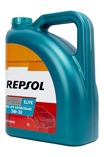 Repsol 543050 Aceite DE Motor Elite Long Life 50700/50400 5W30 5 litros, Multicolor, 5 L Repsol 543050 Aceite DE Motor Elite Long Life 50700/50400 5W30 5 litros, Multicolor, 5 L