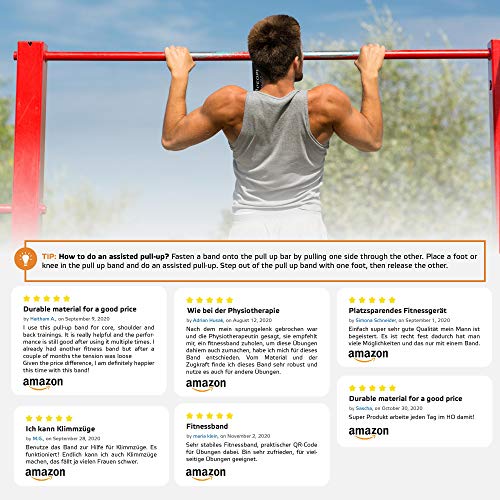 Resistance Bands for Pull Up Assistance Chin Up Workout - Durable Loop Elastic Exercise Band for Powerlifting, Stretch Mobility, Strength Training, Crossfit, Yoga - Training Fitness Gym Equipment Resistance Bands for Pull Up Assistance Chin Up Workout - Durable Loop Elastic Exercise Band for Powerlifting, Stretch Mobility, Strength Training, Crossfit, Yoga - Training Fitness Gym Equipment