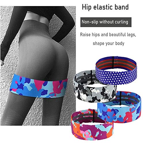 Resistenciabandas Banda De Fitness De Yoga De Látex Con Anillo De Goma De Camuflaje, Adecuada Para Estiramientos, Entrenamiento De Fuerza, Fisioterapia, Yoga Pilates, Ejercicio Banda Resistencia