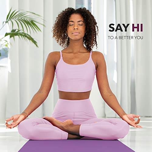 RE:SPORT Esterilla de Yoga, Pilates Antideslizante | Colchoneta de Gimnasia | Alfombrilla de Fitness y Deporte con Correa | 183 x 61 cm x 0,6 cm RE:SPORT Esterilla de Yoga, Pilates Antideslizante | Colchoneta de Gimnasia | Alfombrilla de Fitness y Deporte con Correa | 183 x 61 cm x 0,6 cm