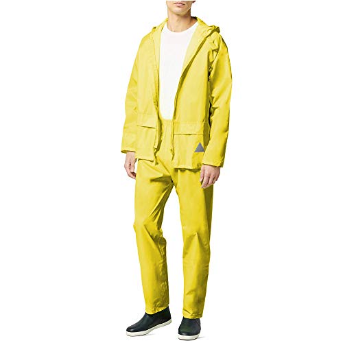 Result - Traje Impermeable/Conjunto Impermeable/Chubasquero 2 Piezas (Conjunto Chaqueta y pantalón) (Extra Grande (XL)) (Negro) Result - Traje Impermeable/Conjunto Impermeable/Chubasquero 2 Piezas (Conjunto Chaqueta y pantalón) (Extra Grande (XL)) (Negro)