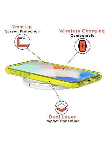 Retro Location & Flag Designs: Mallorca Neon Yellow Impact Phone Case for iPhone X/XS, for iPhone 10 | Protective Dual Layer Bumper TPU Silikon Cover Pattern Printed | Travel Wanderlust Country Cit Retro Location & Flag Designs: Mallorca Neon Yellow Impact Phone Case for iPhone X/XS, for iPhone 10 | Protective Dual Layer Bumper TPU Silikon Cover Pattern Printed | Travel Wanderlust Country Cit