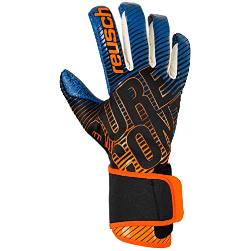 Reusch Pure Contact 3 G3 Fusion - Guantes Mixtos para Adulto, Negro/Naranja/Azul, FR: XS (Talla del Fabricante: 7.5)