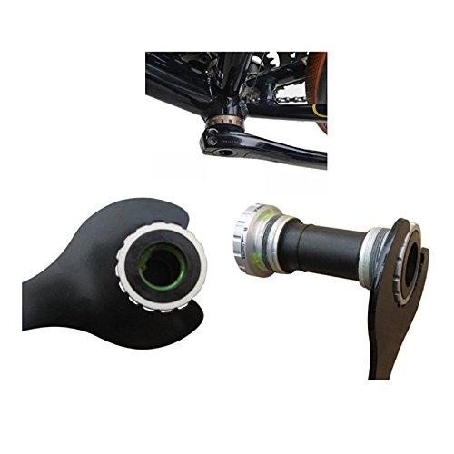 Reusious Llave inglesa de la llave del soporte inferior de la bicicleta para Shimano Shimano Hollowtech II - Herramienta de la reparación de la bici de montaña Reusious Llave inglesa de la llave del soporte inferior de la bicicleta para Shimano Shimano Hollowtech II - Herramienta de la reparación de la bici de montaña