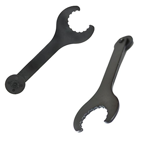 Reusious Llave inglesa de la llave del soporte inferior de la bicicleta para Shimano Shimano Hollowtech II - Herramienta de la reparación de la bici de montaña Reusious Llave inglesa de la llave del soporte inferior de la bicicleta para Shimano Shimano Hollowtech II - Herramienta de la reparación de la bici de montaña