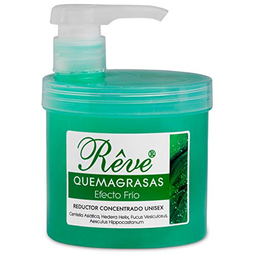 REVE Quemagrasas Efecto Frio - Gel de crema reafirmante adelgazante anticelulítica potente reductora de abdomen, caderas y glúteos para hombre y mujer de 500 ml. REVE Quemagrasas Efecto Frio - Gel de crema reafirmante adelgazante anticelulítica potente reductora de abdomen, caderas y glúteos para hombre y mujer de 500 ml.