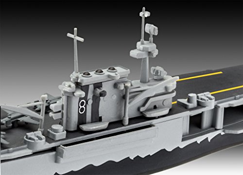 Revell Barco de Guerra USS Hornet CV-8, Kit Modelo, Escala 1: 1200 (5823) (05823), Multicolor, 20,6 cm de Largo