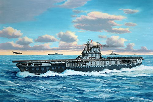 Revell Barco de Guerra USS Hornet CV-8, Kit Modelo, Escala 1: 1200 (5823) (05823), Multicolor, 20,6 cm de Largo