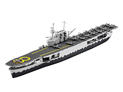 Revell Barco de Guerra USS Hornet CV-8, Kit Modelo, Escala 1: 1200 (5823) (05823), Multicolor, 20,6 cm de Largo Revell Barco de Guerra USS Hornet CV-8, Kit Modelo, Escala 1: 1200 (5823) (05823), Multicolor, 20,6 cm de Largo