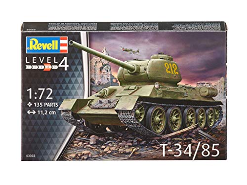Revell-T-34/85 Kit Modelo, Multicolor (03302) Revell-T-34/85 Kit Modelo, Multicolor (03302)