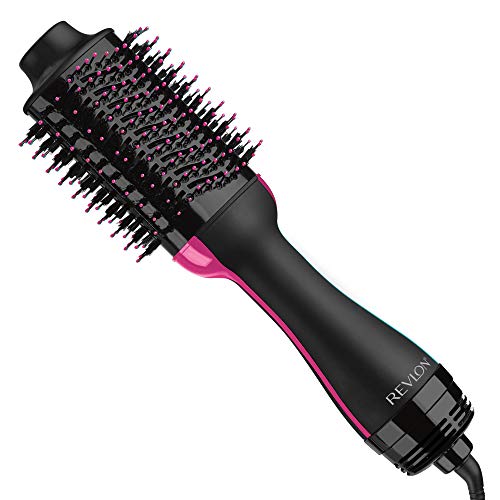 Revlon Pro Collection Salon One-Step - Secador y volumizador de pelo (3 posiciones de calor, 2 velocidades, revestimiento cerámico, mango ergonómico), negro y rosa Revlon Pro Collection Salon One-Step - Secador y volumizador de pelo (3 posiciones de calor, 2 velocidades, revestimiento cerámico, mango ergonómico), negro y rosa
