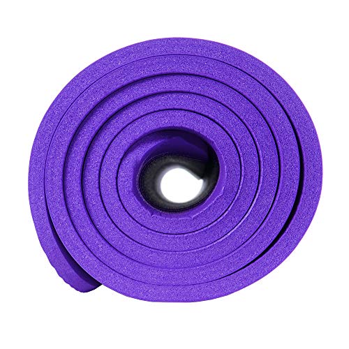 REXOO Esterilla Yoga Antideslizante Alfombrilla de Yoga Esterilla Pilates Esterilla Deporte, Fitness y Entrenamiento, con Correa de Hombro 183cm x 61cm 1,0cm, Color: Púrpura REXOO Esterilla Yoga Antideslizante Alfombrilla de Yoga Esterilla Pilates Esterilla Deporte, Fitness y Entrenamiento, con Correa de Hombro 183cm x 61cm 1,0cm, Color: Púrpura