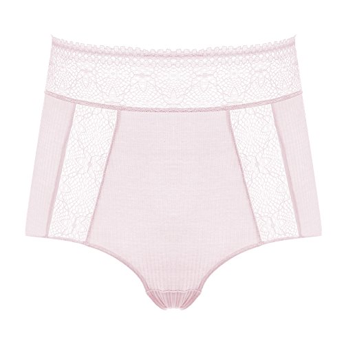 Rey&Qing Ropa Interior Femenina Invierno Abdomen Cintura Delgada Dama Briefs Size,S Código,[Solo] Lotus Underwear