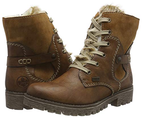 Rieker Herbst/Winter, Botines Mujer, Marrón (Brown/REH/Steppe 23), 40 EU Rieker Herbst/Winter, Botines Mujer, Marrón (Brown/REH/Steppe 23), 40 EU