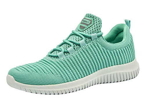 riemot Zapatillas Deportivas de Mujer, Zapatos para Correr Deporte al Aire Libre Running Fitness Gimnasio Súper Ligeras y Transpirables Sneakers Calzado Casual, Verde EU 40 riemot Zapatillas Deportivas de Mujer, Zapatos para Correr Deporte al Aire Libre Running Fitness Gimnasio Súper Ligeras y Transpirables Sneakers Calzado Casual, Verde EU 40