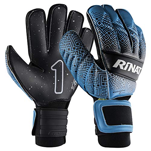 Rinat 1KAQUTAA50-198-219 Guante de Portero, Unisex Adulto, Azul/Negro, 7 Rinat 1KAQUTAA50-198-219 Guante de Portero, Unisex Adulto, Azul/Negro, 7