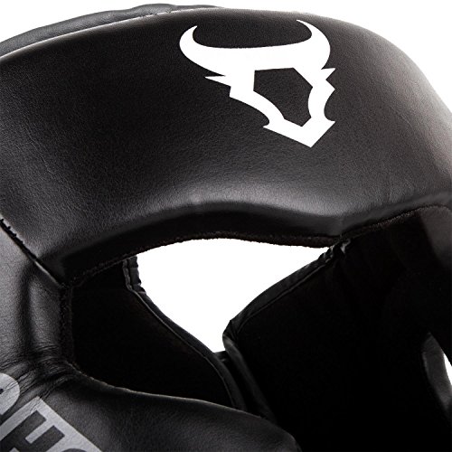 Ringhorns Charger Cascos de Boxeo, Unisex Adulto, Negro, Talla única