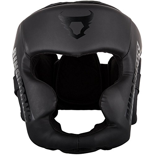 Ringhorns Charger Cascos de Boxeo, Unisex Adulto, Negro/Negro, Talla única