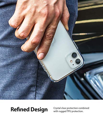 Ringke Fusion Diseñado para Funda iPhone 11, Espalda Transparente Prevención de Golpes Parachoque TPU Carcasa iPhone 11 6.1 Pulgadas (2019) - Transparente