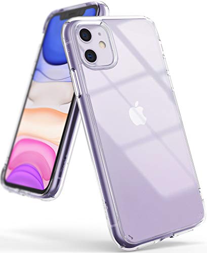 Ringke Fusion Diseñado para Funda iPhone 11, Espalda Transparente Prevención de Golpes Parachoque TPU Carcasa iPhone 11 6.1 Pulgadas (2019) - Transparente