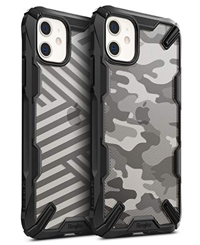 Ringke Fusion-X DDP Diseñado para Funda Apple iPhone 11, Transparente al Dorso Carcasa iPhone 11 6.1" Protección Resistente Impactos TPU + PC Funda para iPhone 11 2019 - Camo Black Ringke Fusion-X DDP Diseñado para Funda Apple iPhone 11, Transparente al Dorso Carcasa iPhone 11 6.1" Protección Resistente Impactos TPU + PC Funda para iPhone 11 2019 - Camo Black