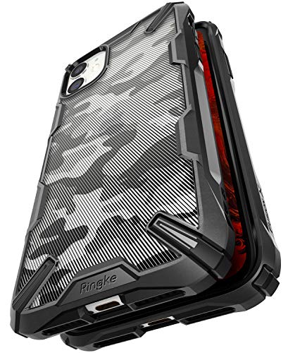 Ringke Fusion-X DDP Diseñado para Funda Apple iPhone 11, Transparente al Dorso Carcasa iPhone 11 6.1" Protección Resistente Impactos TPU + PC Funda para iPhone 11 2019 - Camo Black Ringke Fusion-X DDP Diseñado para Funda Apple iPhone 11, Transparente al Dorso Carcasa iPhone 11 6.1" Protección Resistente Impactos TPU + PC Funda para iPhone 11 2019 - Camo Black