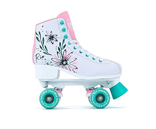 Rio Roller Artist Patines Patinaje Unisex Infantil, Juventud, Flora, 37