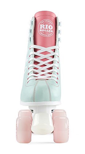 Rio Roller RIO275 Patines, Unisex Adulto, Multicolor (Teal/Coral), 39.5