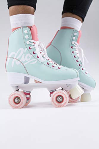 Rio Roller RIO275 Patines, Unisex Adulto, Multicolor (Teal/Coral), 39.5