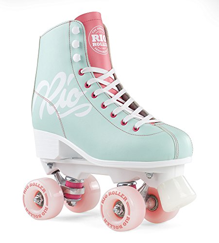 Rio Roller RIO275 Patines, Unisex Adulto, Multicolor (Teal/Coral), 39.5