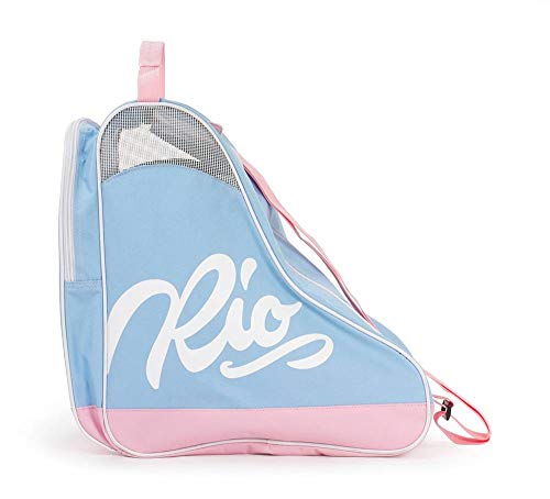 Rio Roller Script Skate Bag, Bolsa de tela y de playa Unisex Adulto, Multicolor (Blue/Pink), 24x15x45 cm (W x H x L) Rio Roller Script Skate Bag, Bolsa de tela y de playa Unisex Adulto, Multicolor (Blue/Pink), 24x15x45 cm (W x H x L)