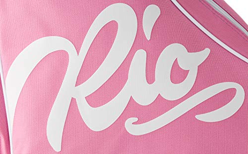 Rio Roller Script Skate Bag, Bolsa de tela y de playa Unisex Adulto, Multicolor (Pink/Lilac), 24x15x45 cm (W x H x L)