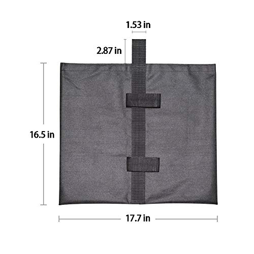 RIOGOO 4pcs-Pack Pesos para Carpas Bolsas Pesadas de Arena Cosida de Grado Industrial para Trabajo Pesado, Pesas de piernas para Pop-up Canopy Carpa Pies Cargados