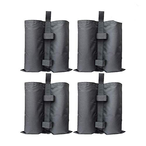 RIOGOO 4pcs-Pack Pesos para Carpas Bolsas Pesadas de Arena Cosida de Grado Industrial para Trabajo Pesado, Pesas de piernas para Pop-up Canopy Carpa Pies Cargados