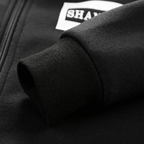 riou Cartas Ocasionales de los Hombres SHAN Yes Imprimir suéter de Manga Larga Cuello Alto Delgado Conjunto de Sudadera con Capucha para Correr Caliente riou Cartas Ocasionales de los Hombres SHAN Yes Imprimir suéter de Manga Larga Cuello Alto Delgado Conjunto de Sudadera con Capucha para Correr Caliente